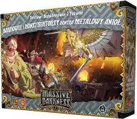 Ilustracja produktu Massive Darkness 2: Zestaw - Bohaterowie i Potwór - Bardowie i Konstruktorzy kontra Metalowy Anioł